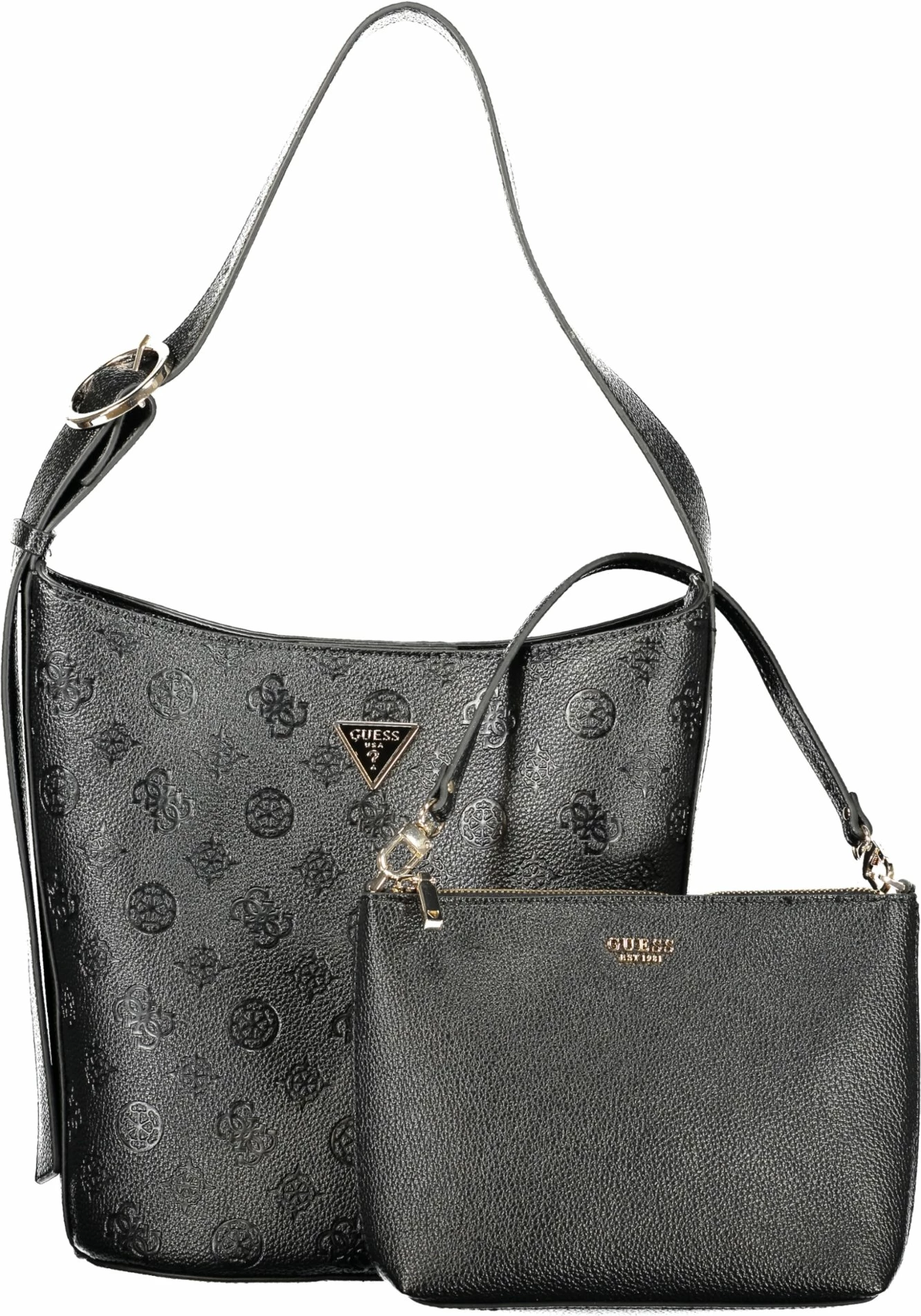 Çantë për femra GUESS JEANS CRESIDIA II, e zezë