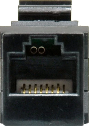 Kuplues Keystone Inline EQUIP Cat.6A RJ-45, 8 copë, i zi