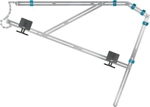 Mjet për shkallë Wolfcraft, 5210000, Çelik inox, E zezë