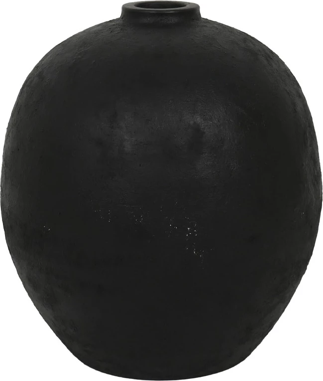 Vazo KRAKATOA, MgO, e zezë, 35x35x40 cm