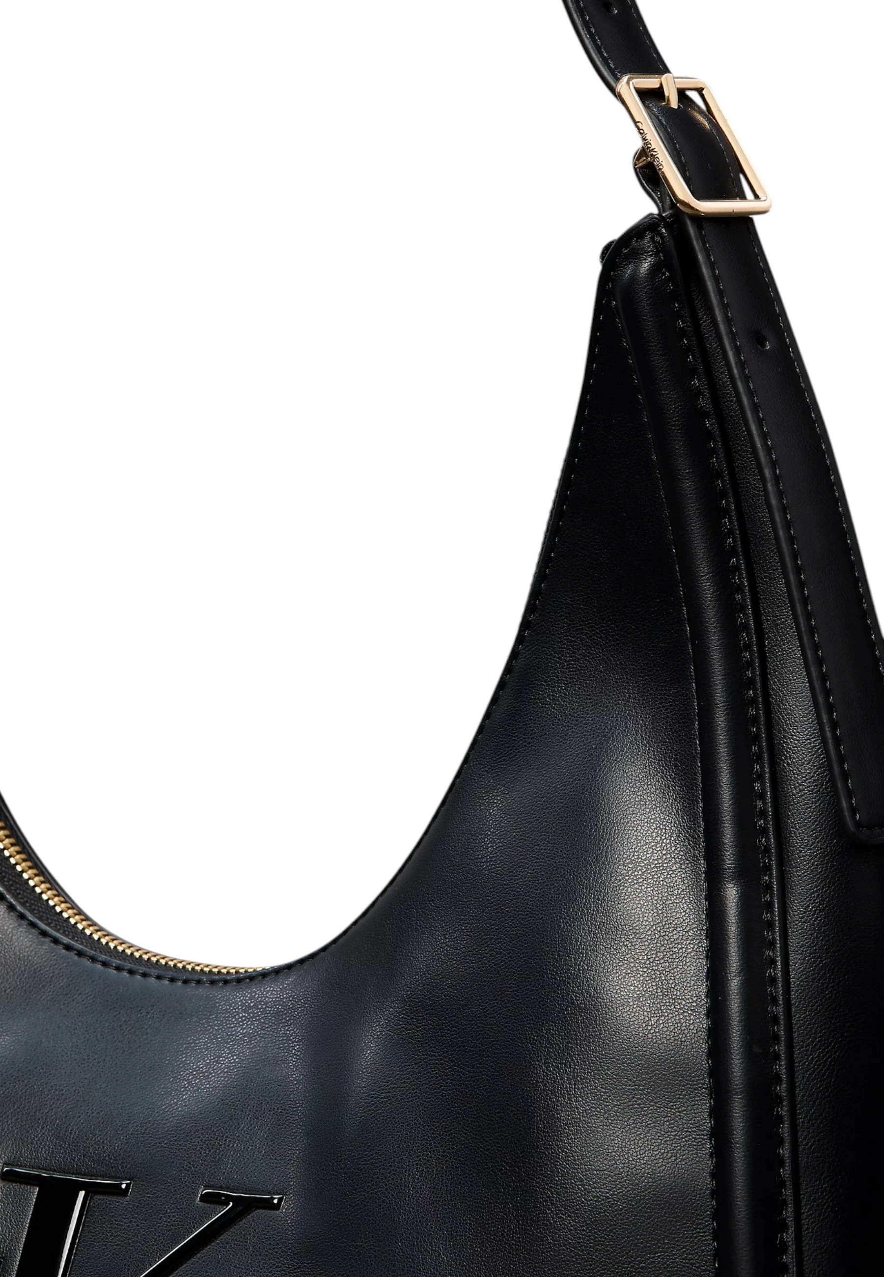 Çantë supi Calvin Klein BOLD CK CRESCENT LV04F3427G, e zezë