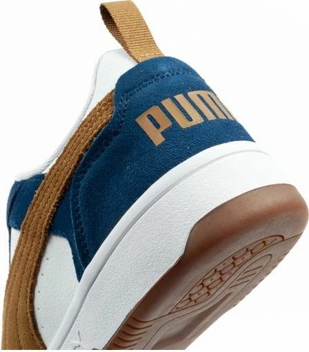 Atlete për meshkuj Puma Rebound v6, të bardha/navy/kafe