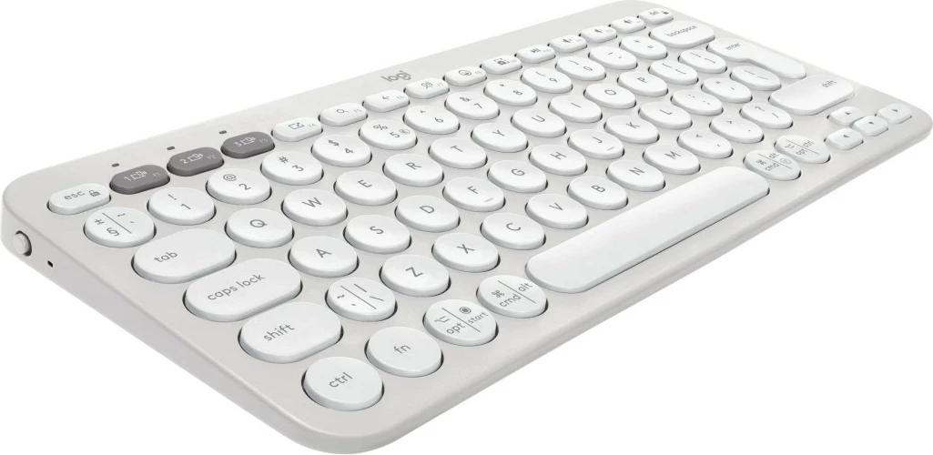 Set maus dhe tastierë Logitech Pebble 2 Combo, Tonal White