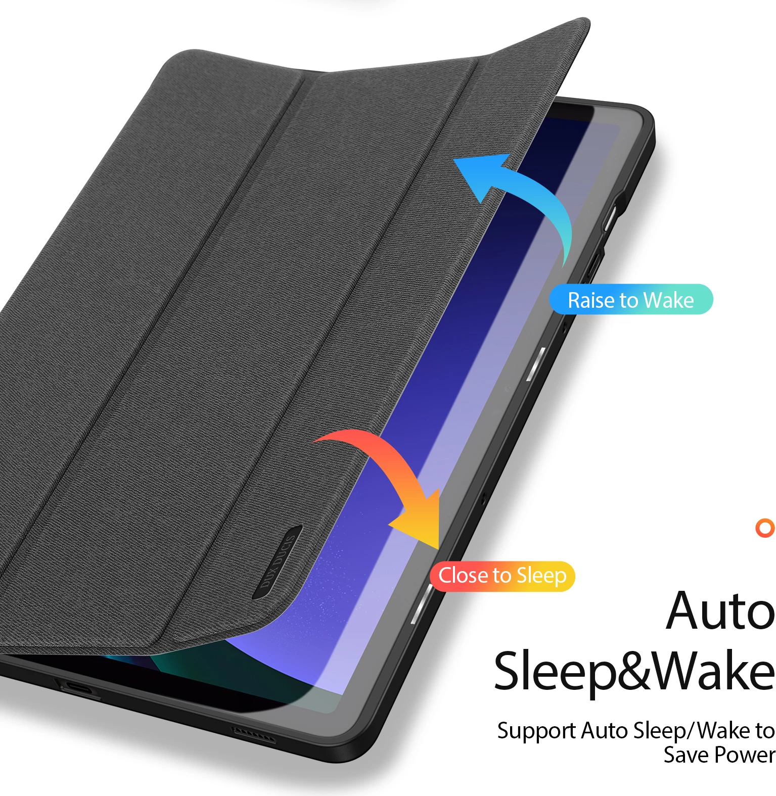 Mbështjellës tablet Dux Ducis Domo për Samsung Galaxy Tab S9, i zi