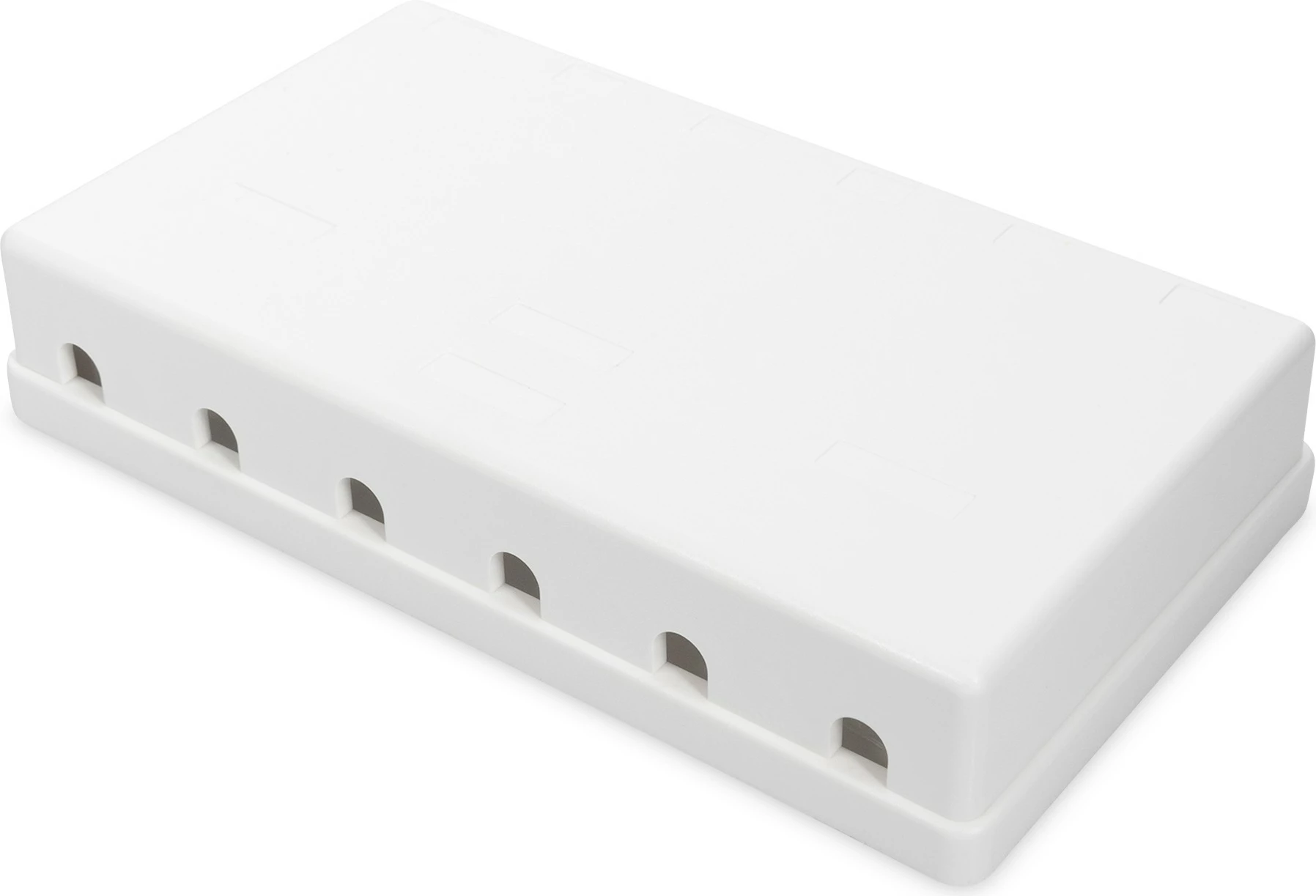 Kutijë konsolidimi Digitus për 6 Keystone, plastikë, e bardhë