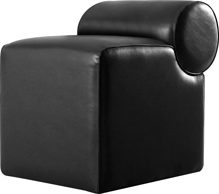 Puf lëkure e zezë, Atelier del Sofa, Rohin