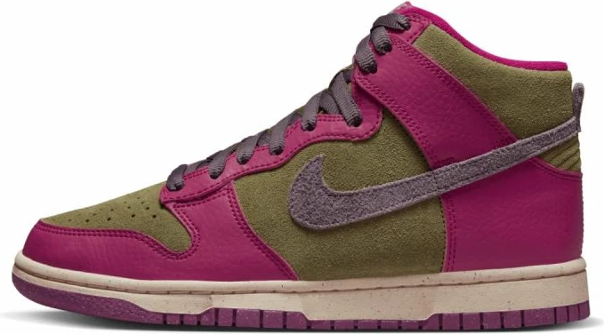 Atlete për femra Nike Dunk High, ngjyrë vjollcë dhe kafe [Madhësia: 40.5]