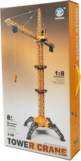 Vinç me telekomandë ASKATO 125831, plastikë, 1:8, verdhë/zi