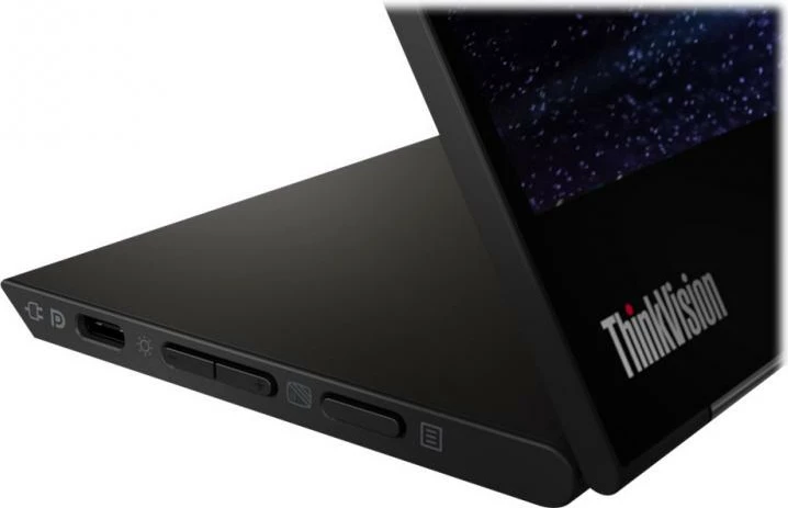 Monitor portativ Lenovo ThinkVision M14t (62A3UAT1WL) 14" TFT/LCD me prekje, i zi; i kaltër