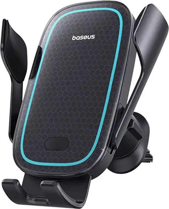 Mbajtës telefoni me karikues wireless Baseus MilkyWay Pro 15W, i zi