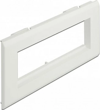 Mbajtës moduli DeLOCK Easy 45, 175 x 80 mm, ABS, pa vida, i bardhë