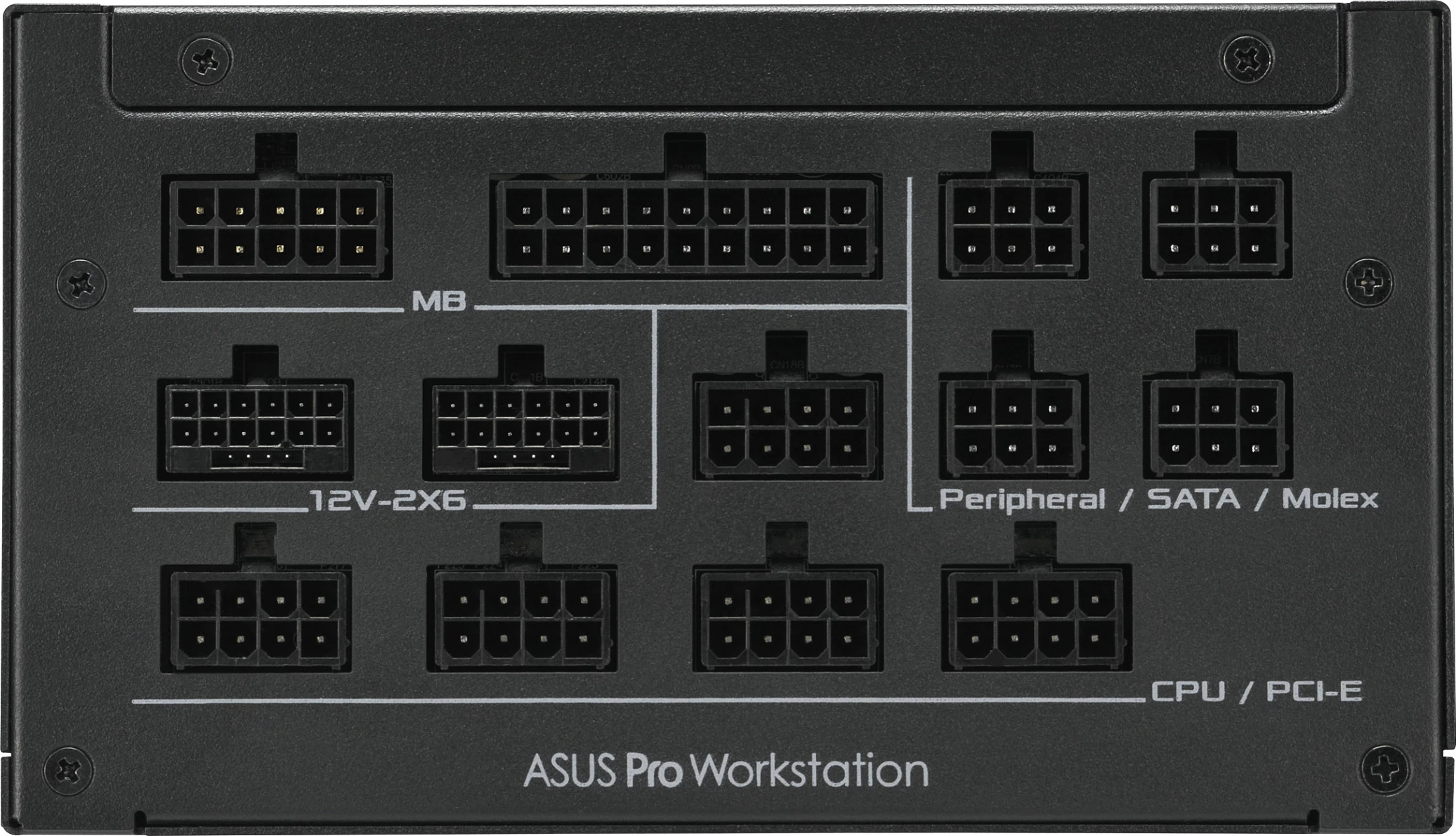 Furnizues rryme ASUS PRO-WS-1600P, 1600W, 80+ Platinum, ATX 3.1, Fully Modular, i zi