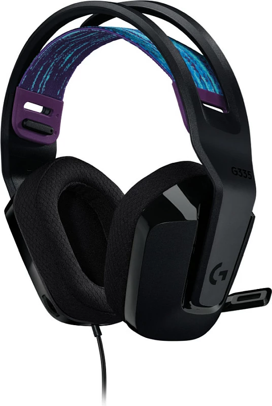 Kufje gaming Logitech G335, me kabllo, ngjyrë e zezë