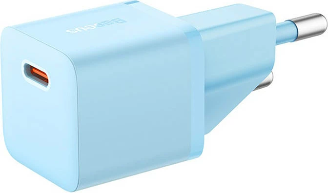 Karikues muri mini Baseus GaN5 20W USB-C, CCGN050103, blu