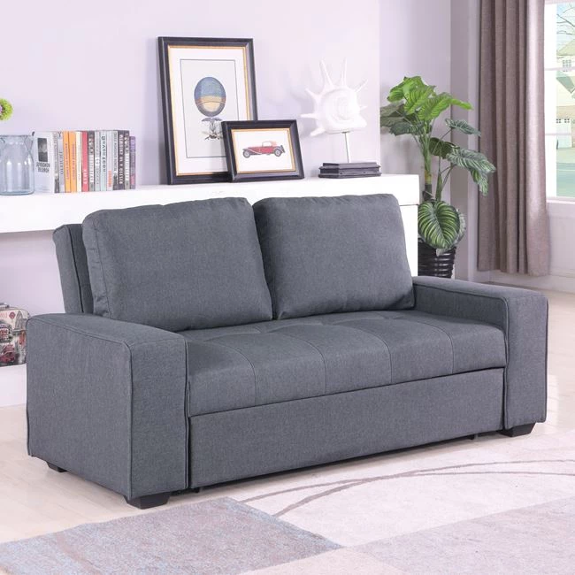 Divan/Shtrat Kanna 2 vendesh FH3082.10 me pëlhurë gri 176x102x91 cm
