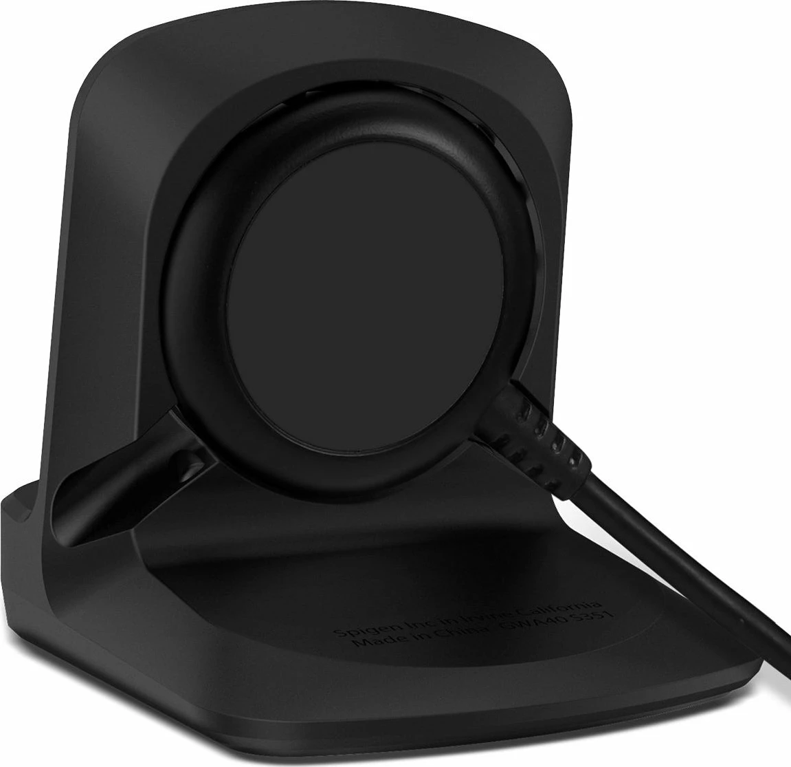 Stacion docking për smartwatch Spigen Night Stand S353 për Samsung Galaxy Watch 6/6 Classic/5/5 Pro, i zi