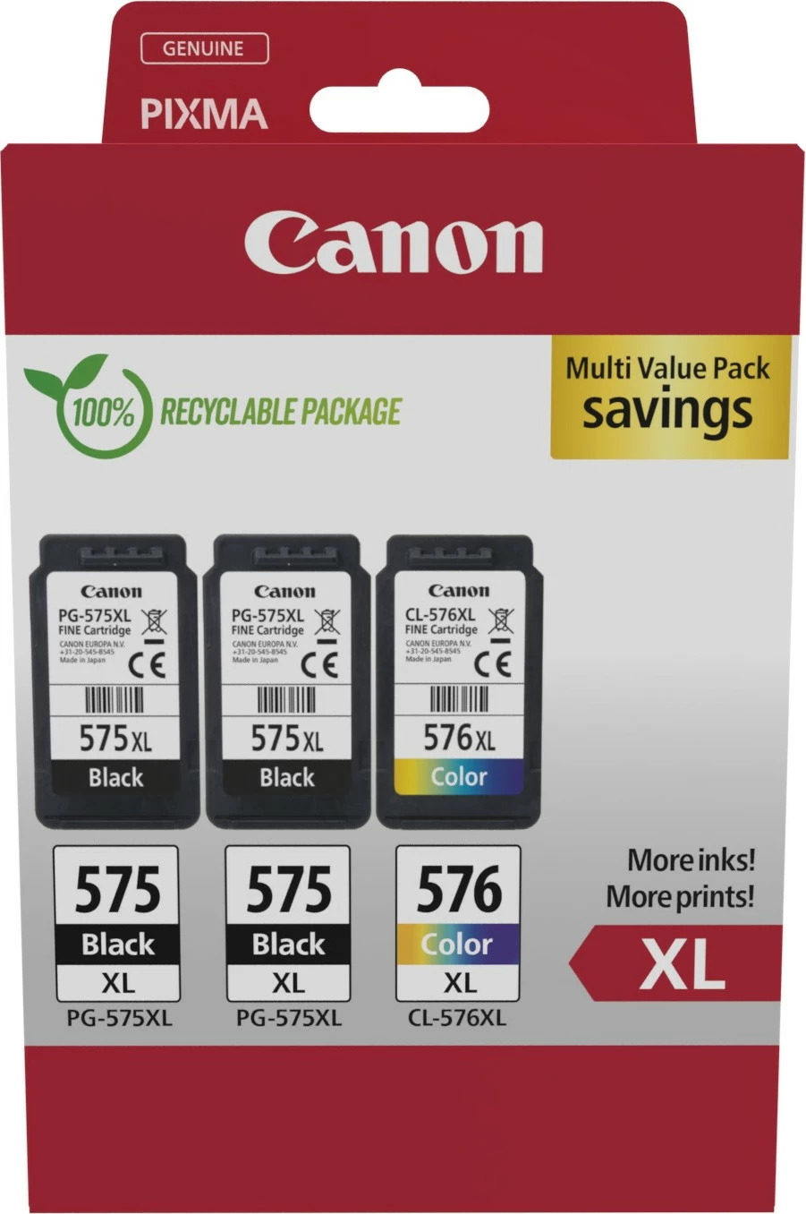 Toner Canon 5437C004, High (XL) Yield, 3 copë, Pako vlerë