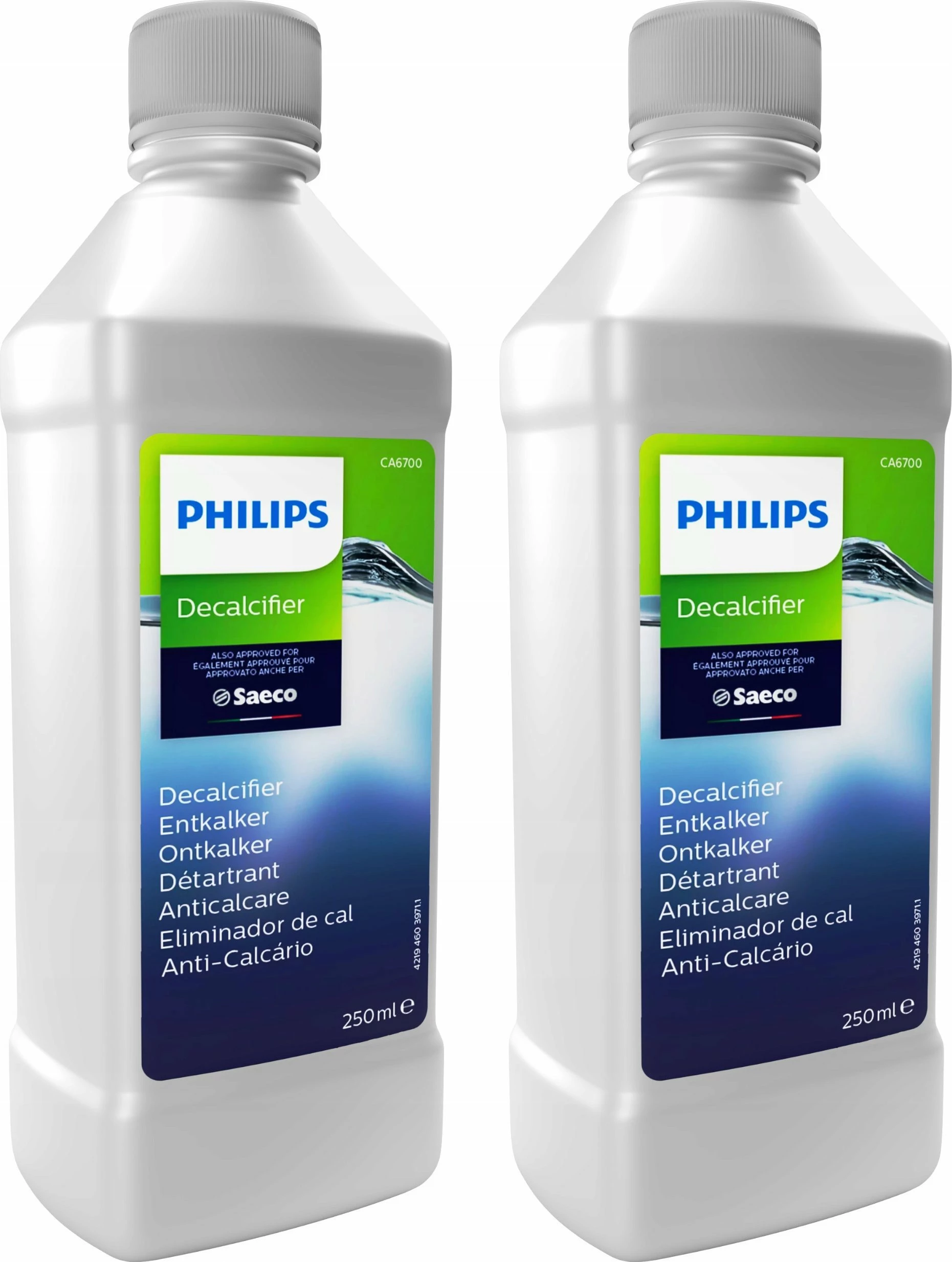 Deskalues për aparat kafeje Philips CA6700/22 2 x 250 ml (500 ml) set 2 copë