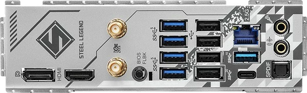 Pllakë amë ASRock B650 Steel Legend WiFi, Socket AM5, DDR5, 192 GB, e bardhë