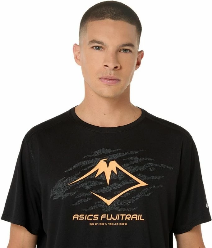 Fanellë sportive për meshkuj Asics, e zezë