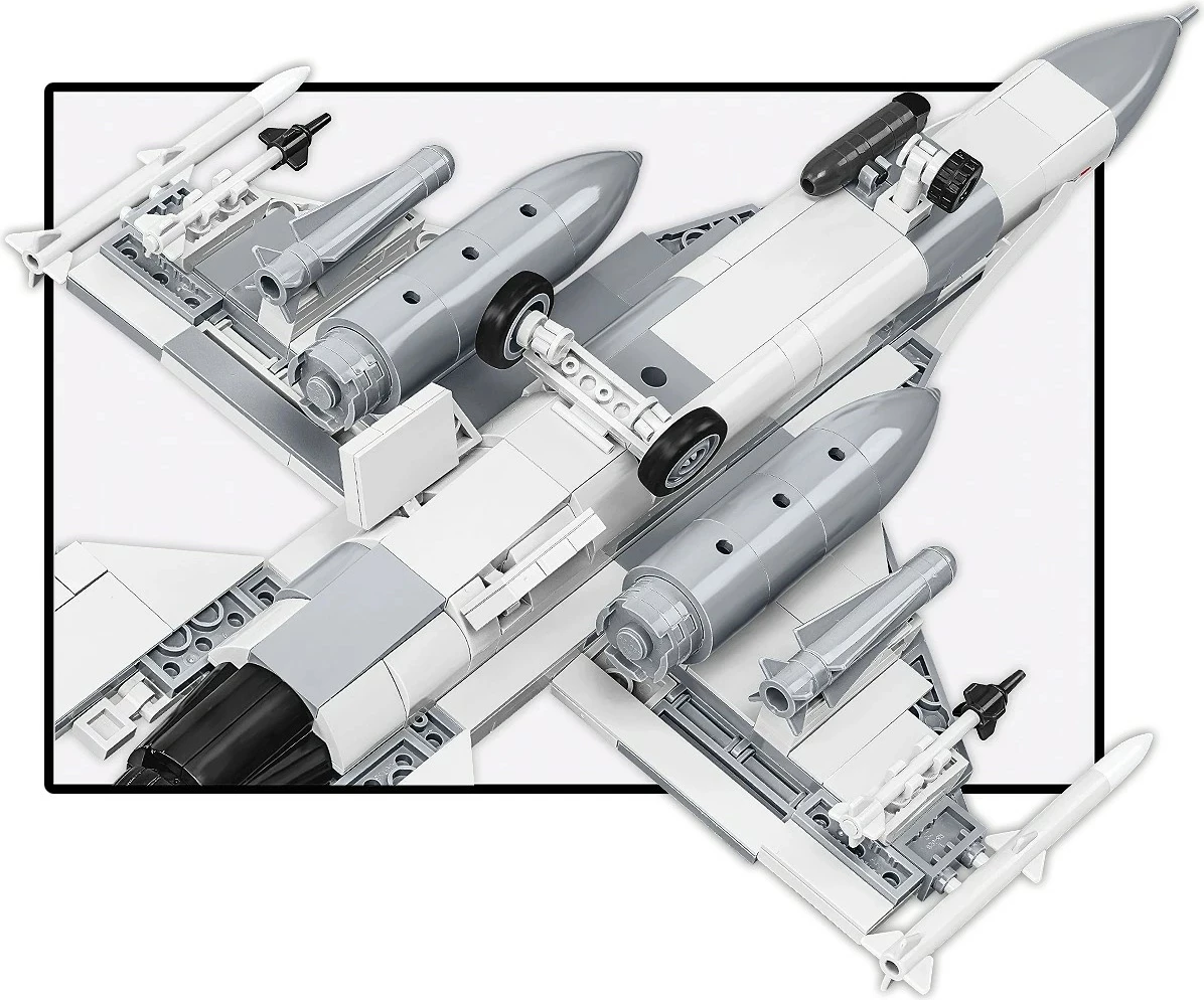 Set blloqesh ndërtimi, Cobi, F-16C Fighting Falcon COBI-5910, 463 pjesë, shkallë 1:48, me figurë pilot dhe bazament