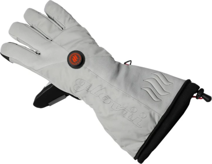 Doreza skijimi të ngrohura Glovii GS8XL, XL, bateri 2100mAh, Gri, set me 2 bateri + karikues + adaptera + këllëf