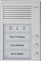 Interfon dere Auerswald TFS-Dialog 213, me kabllo, 3 butona, alumin