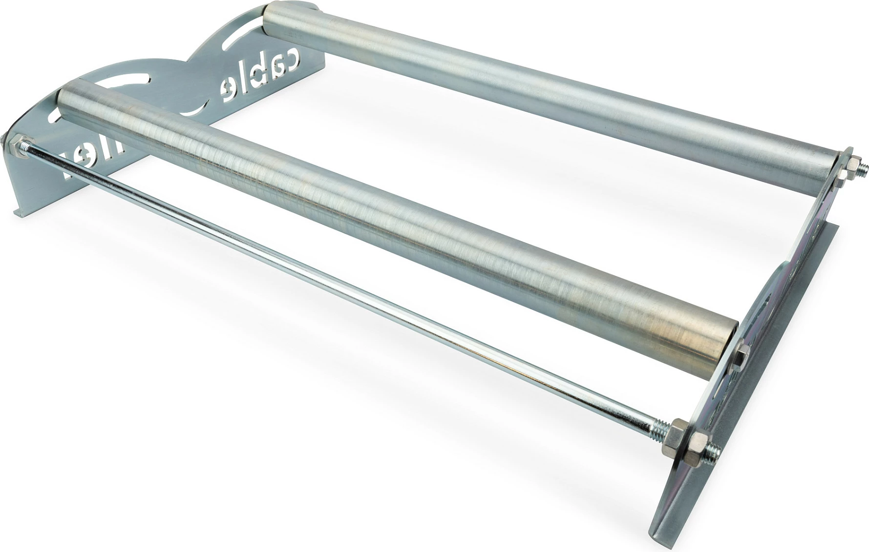 Rrotullues bobine kabllosh Digitus, 600x400x100 mm, max 150 kg, për diametër 102-600 mm, çelik i galvanizuar