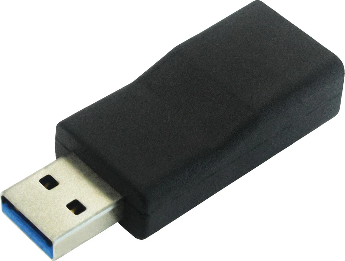 Adapter USB ROLINE 12.03.2995, USB 3.1 Type-A në USB 3.1 Type-C, 10 Gbit/s, i zi