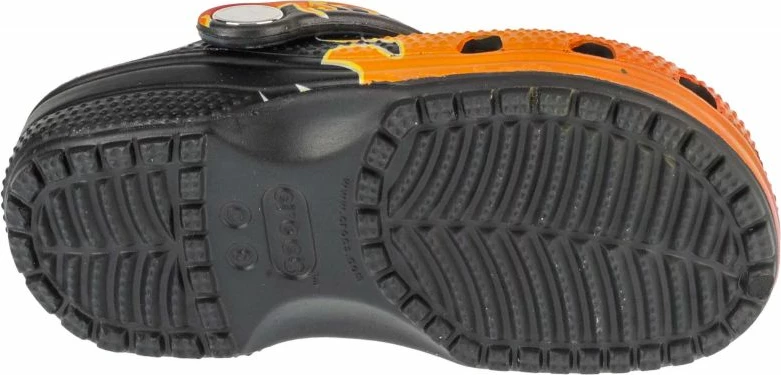 Papuqe Crocs fëmijë, të zeza dhe portokalli [Madhësia: 23 - 24]