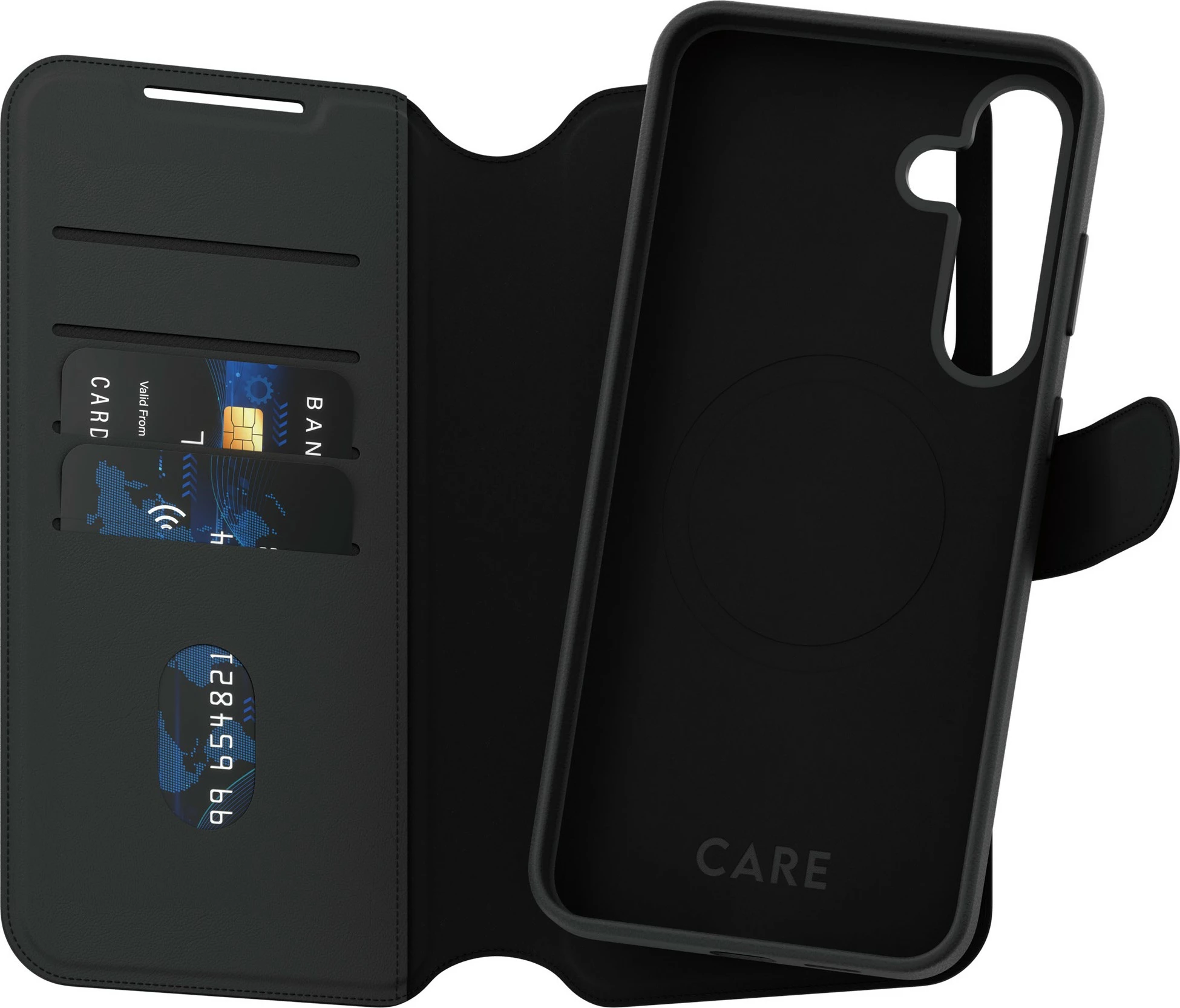 Mbështjellës PanzerGlass CARE Feature Case Tango 2-in-1, për Galaxy S25 Plus, i zi