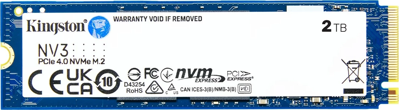 Dosk SSD Kingston NV3 M.2 2280 NVMe, 2TB