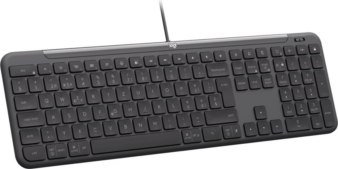 Tastierë, Logitech, Signature Slim K620 US INT'L 920-013333, madhësi standarde, Graphite