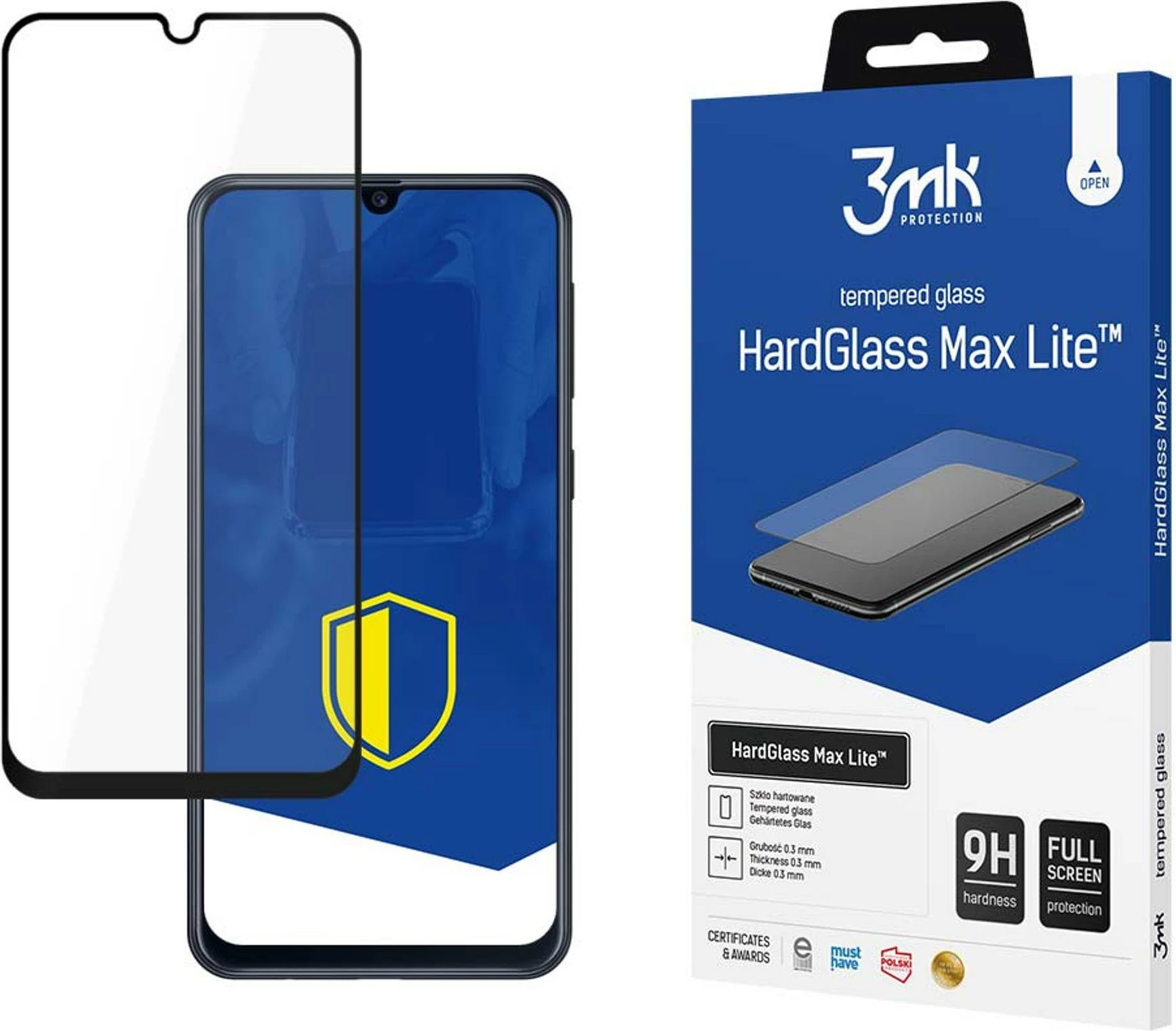 Xham mbrojtës 3mk HardGlass Max Lite për Samsung Galaxy M21