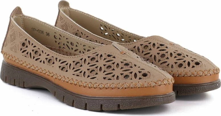 Këpucë për femra LEONE Sergio Leone SP006, kafe