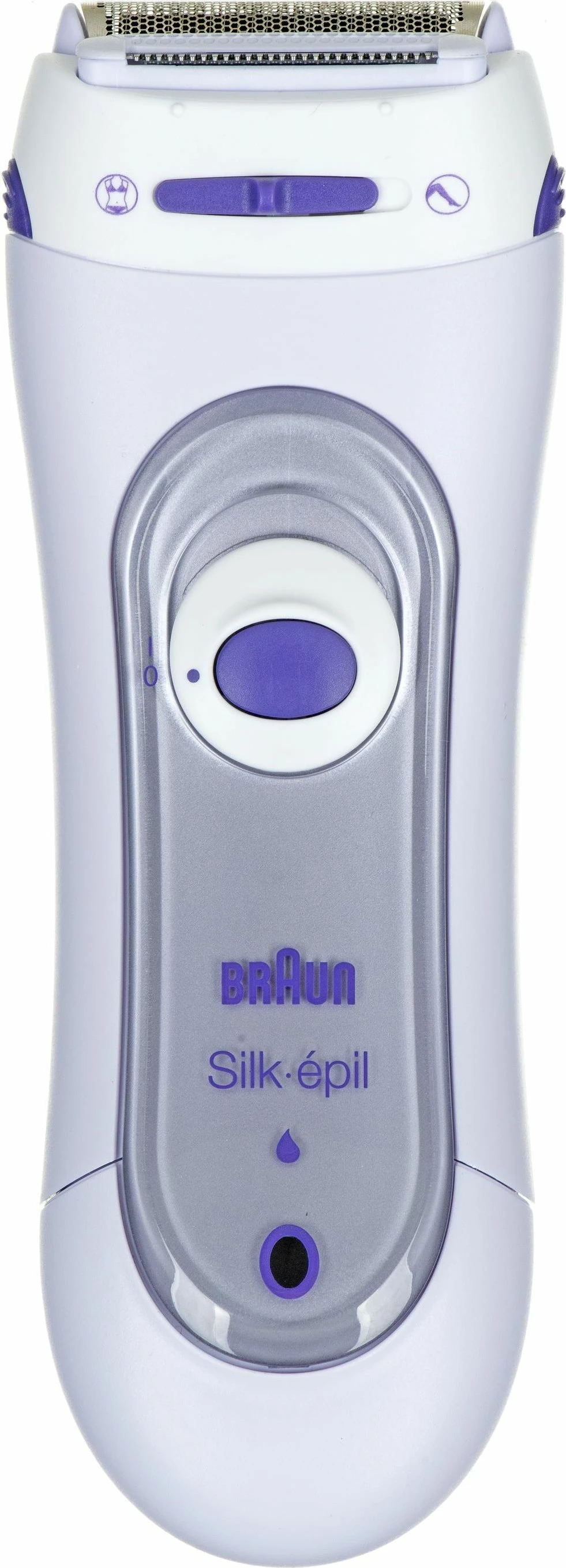 Makinë rroje për gra Braun Lady Shaver LS 5560 Wet & Dry me trimmer, vjollcë, me karikues dhe furçë pastrimi