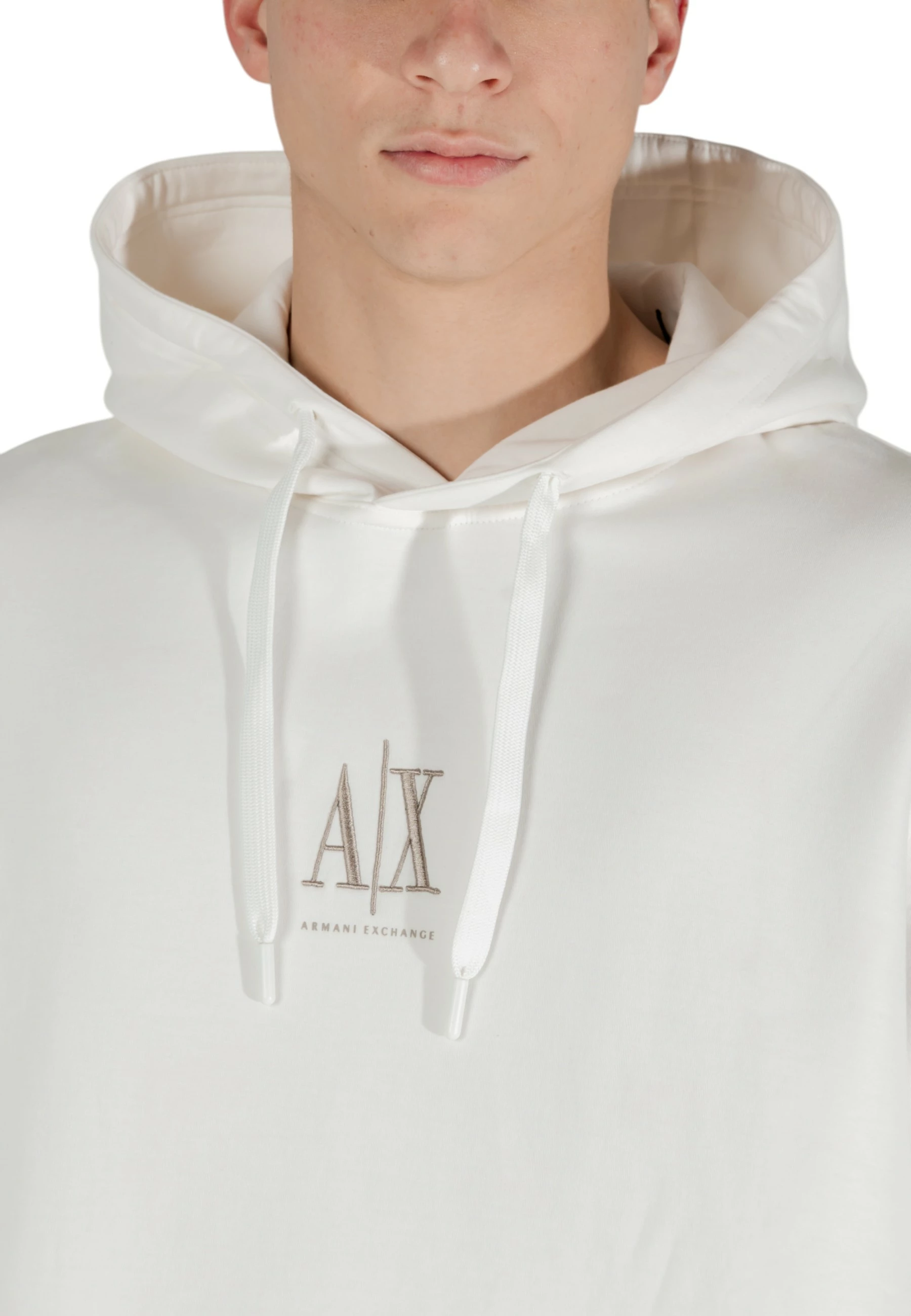 Duks me kapuç për meshkuj Armani Exchange XM000369 AF10818, krem [Madhësia: S]