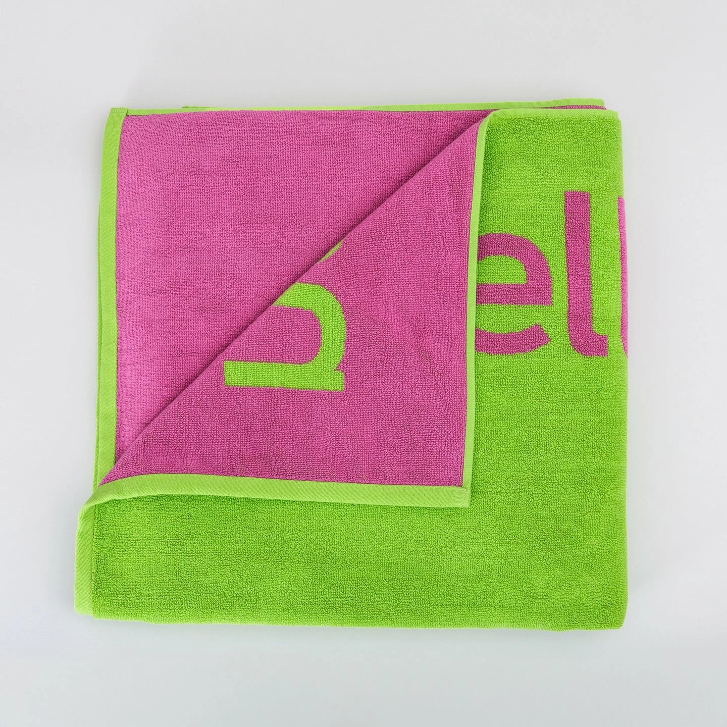 Beach Towel Pink/Lime - Peshqir plazhi