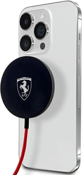 Karikues wireless Ferrari FECBMSMENK, MagSafe, 15W, i zi