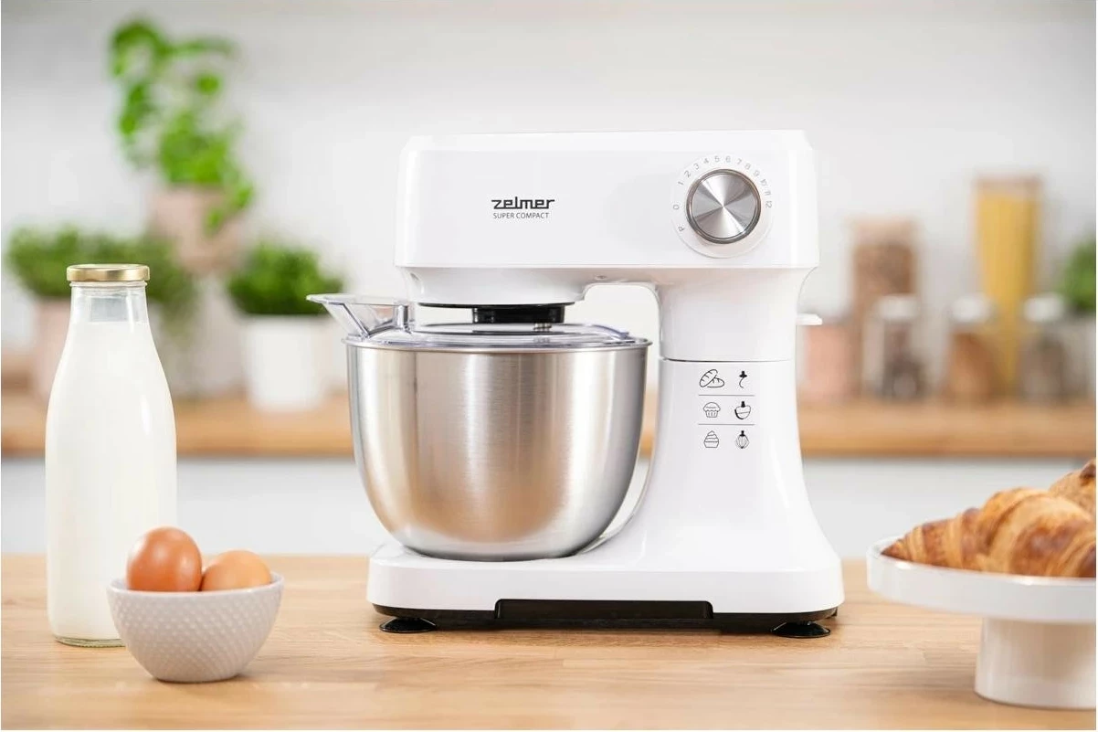 Mikser ushqimi Zelmer ZKR1340, 3.5L, 600W, bardhë