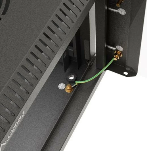 Kasë rrjeti Lanberg WF11-3309-10B, 9U, 10", montim në mur, e zezë