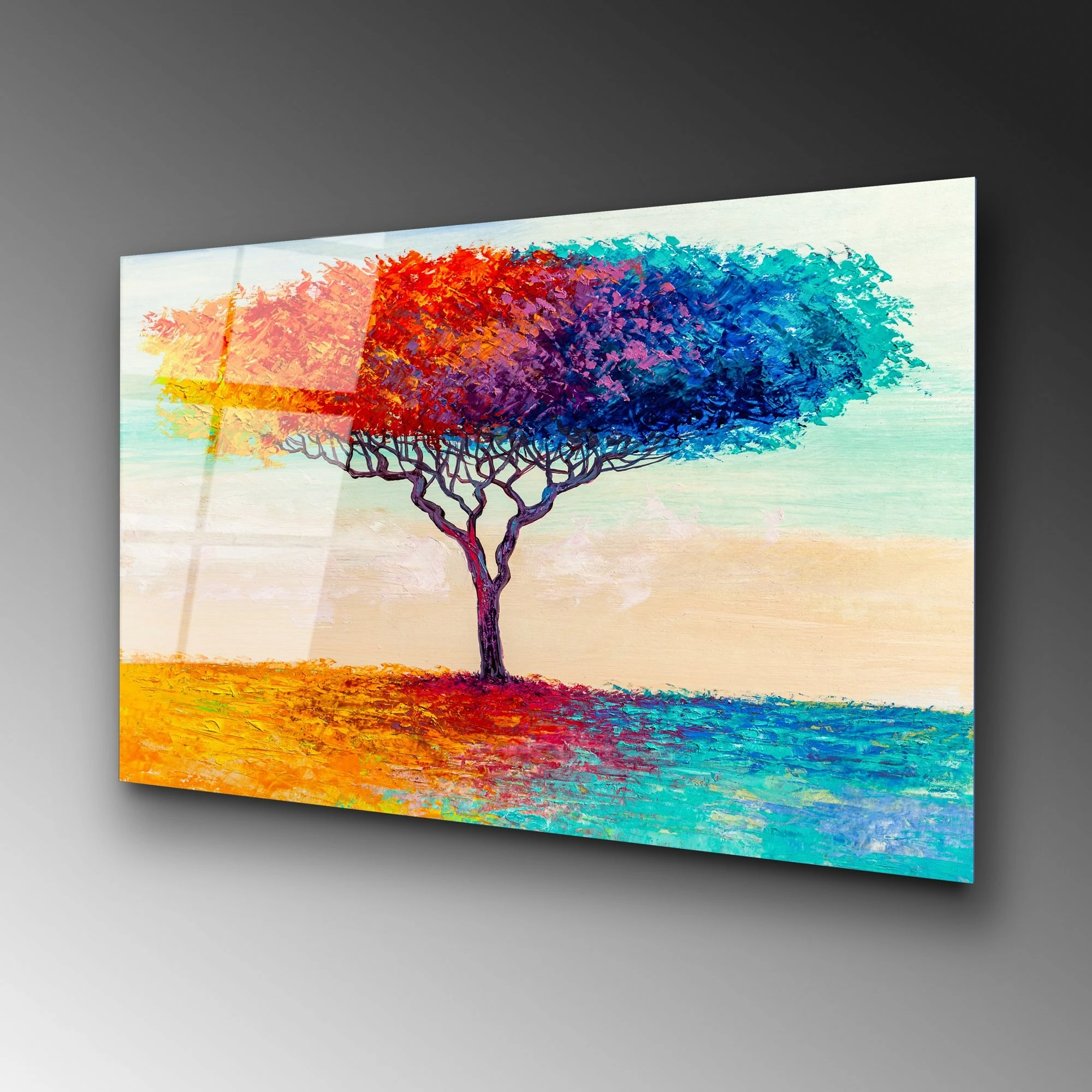 Pikturë dekorative prej xhami të temperuar, shumëngjyrëshe, Wallity UV-769, 70x100cm