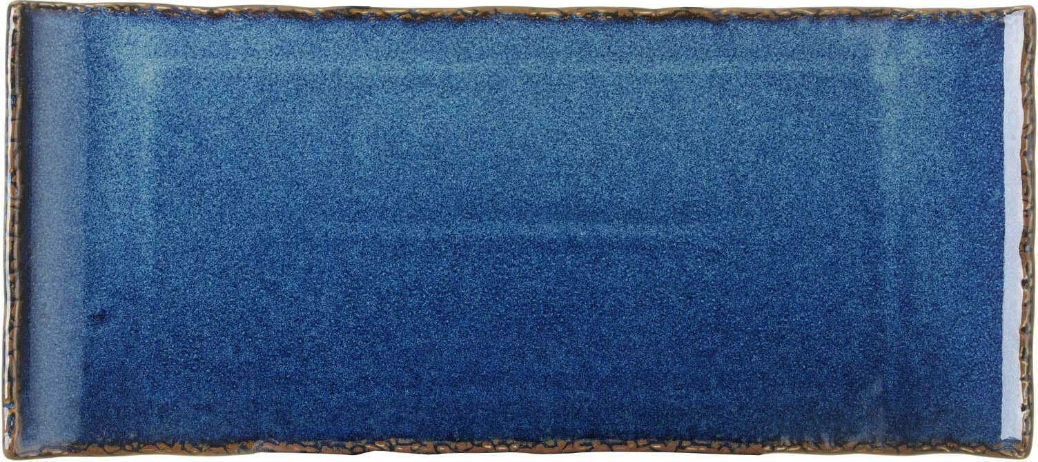 Pjatë drejtkëndore Fine Dine Eminence 340x150 mm blu, set 3 copë