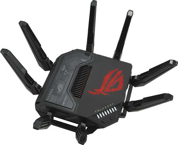 Router gaming ASUS ROG Rapture GT-BE98, Wi‑Fi 7 Quad‑Band, 2x 10GbE, 6 porte LAN, i zi