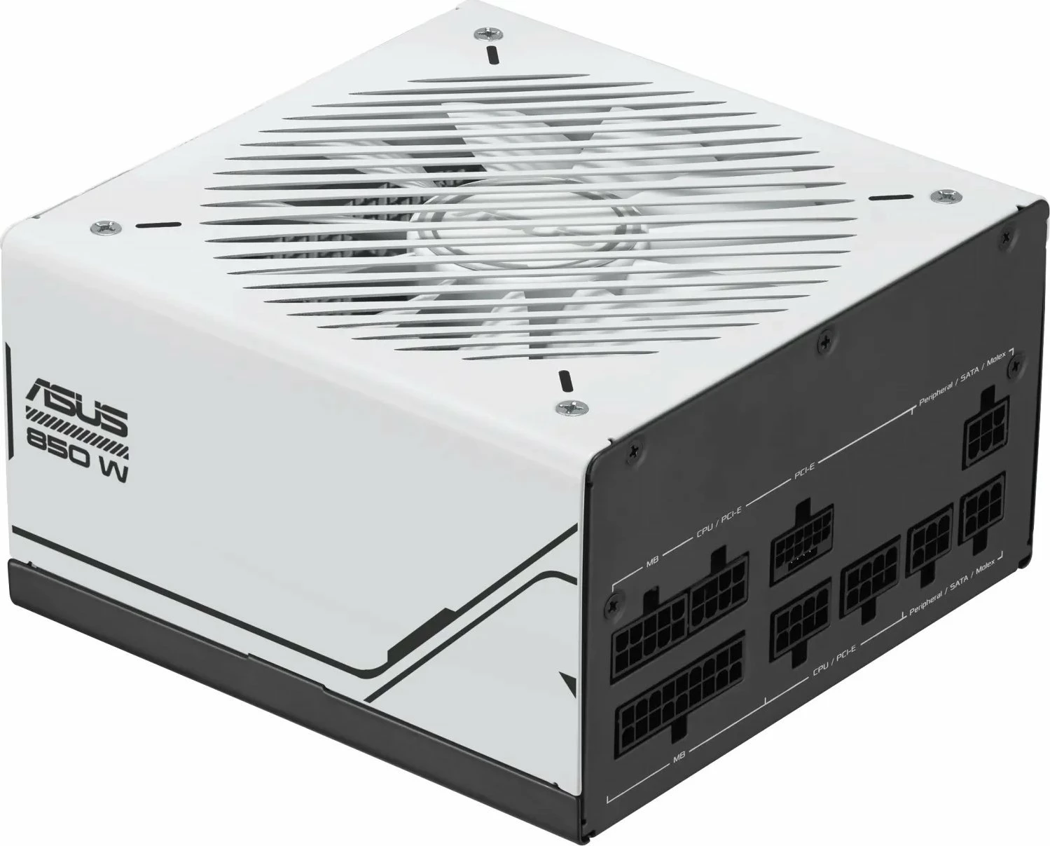 Furnizues rryme Asus Prime Gold 850W ATX 3.1 80 Plus Gold fully modular (90YE00U0-B0NA00), bardhë/zi