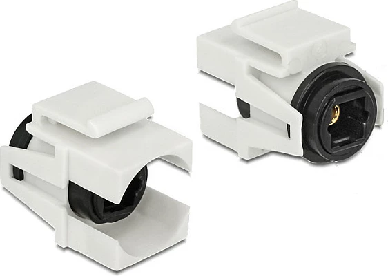 Adaptues Keystone DeLOCK 86337, TOSLINK në TOSLINK, i bardhë