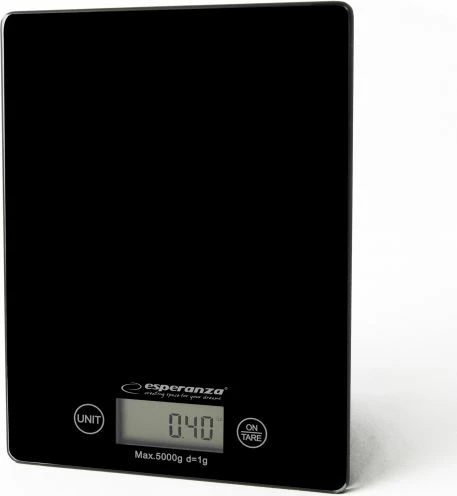 Peshore kuzhine Esperanza Lemon EKS002K 5 kg / 1 g, e sheshtë elektronike, e zezë