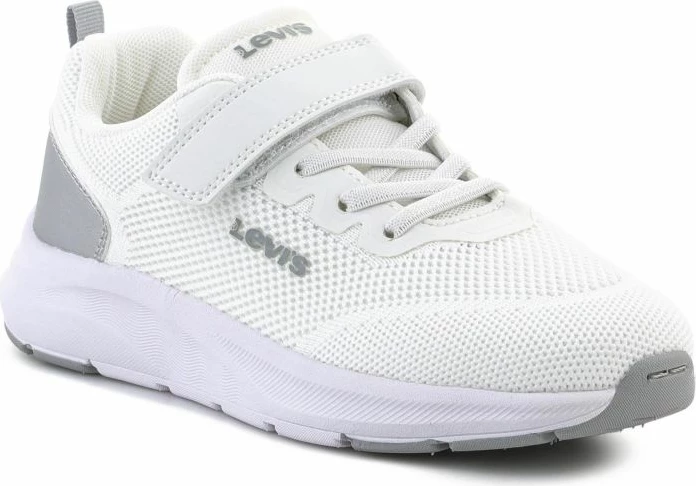 Atlete fëmijësh Levi's HUDSON 0042T-0081, të bardha/argjendi
