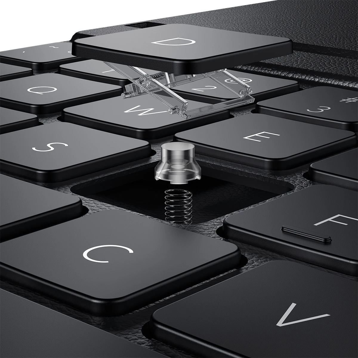 Mbështjellës me tastierë Baseus Brilliance Series për iPad 10.2'' (2019/2020/2021), me USB-C kabllo, e zezë