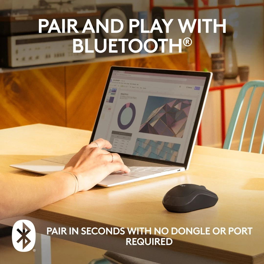 Mausi Logitech M240, Bluetooth, Ambidextrous